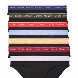 Calvin Klein CK one 7 pack Days of the week bikini briefs underwear